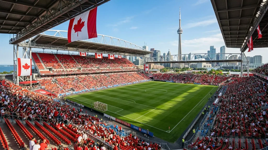 BMO Field in Toronto, Canada's home venue for World Cup 2026 matches
