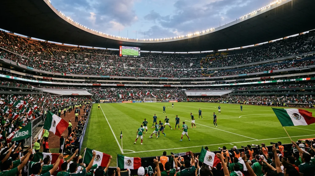 Mexican national team preparing for World Cup 2026 on home soil, seeking to finally break through to the quarter-finals after decades of Round of 16 exits
