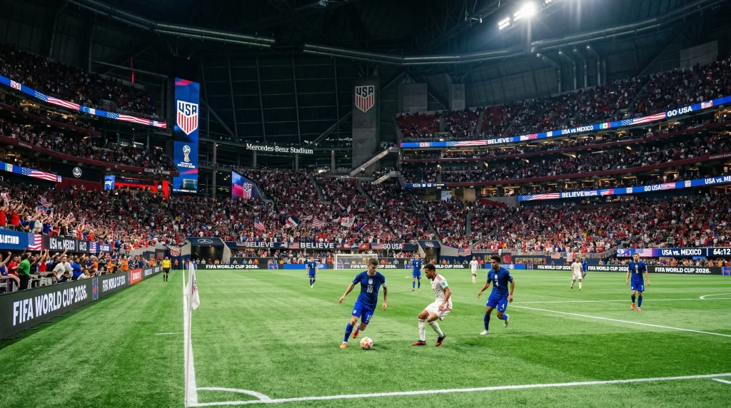 United States Men's National Team preparing to host World Cup 2026, representing American soccer's biggest moment on home soil