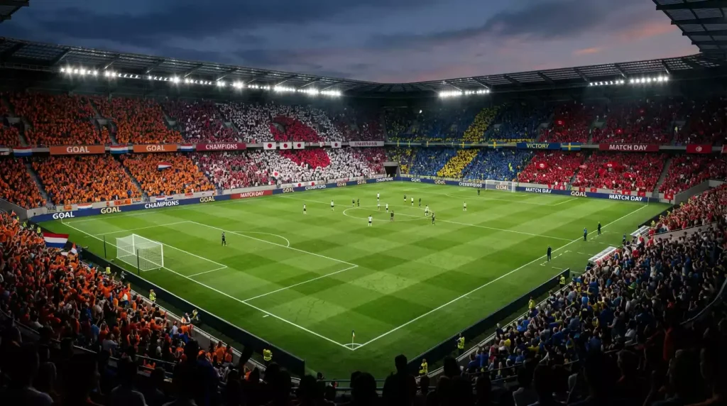 World Cup 2026 Group F featuring Netherlands, Japan, Sweden, and Tunisia competing in a tightly contested group