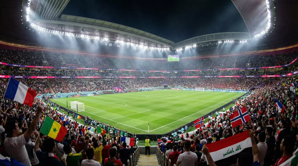World Cup 2026 Group I featuring France, Senegal, Norway, and Iraq competing at the tournament